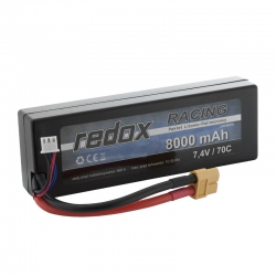 Redox 8000 mAh 7,4V 70C Hardcase - pakiet LiPo